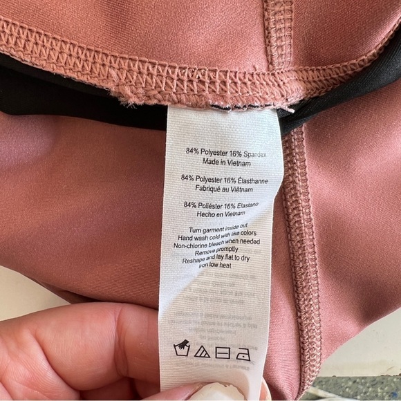 Alo yoga Women's High Waist Tech Lift Airbrush Legging Rosewater Marathon Sz M - Picture 7 of 11